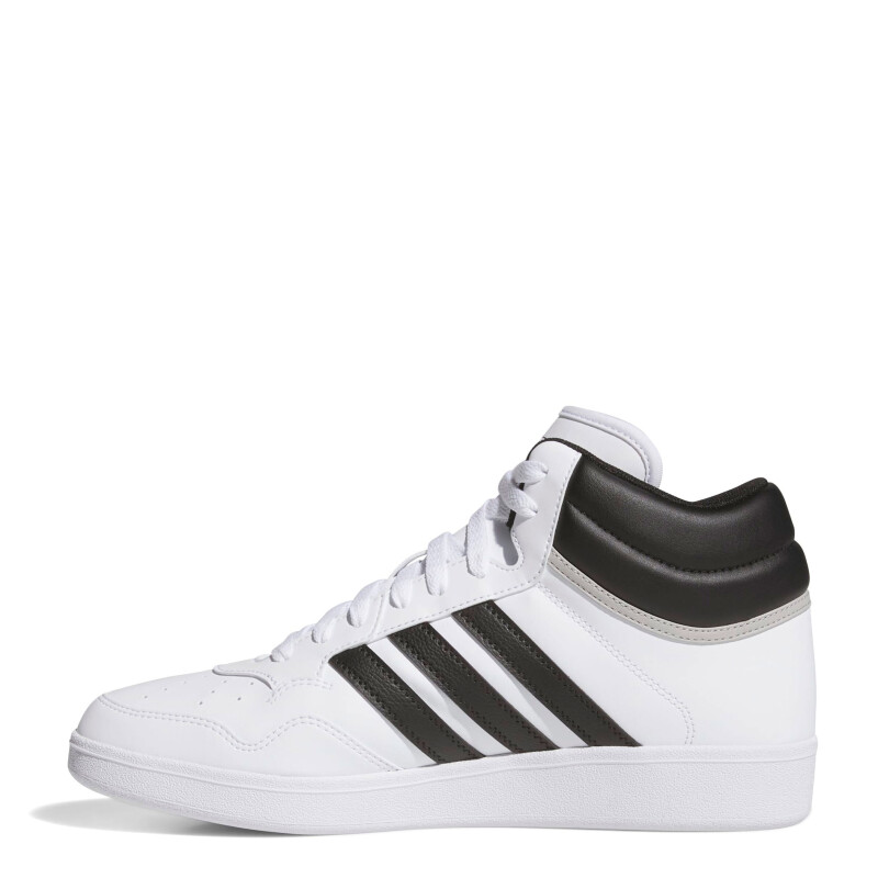 Championes Unisex Adidas Hoops 4.0 Mid Blanco - Negro - Gris