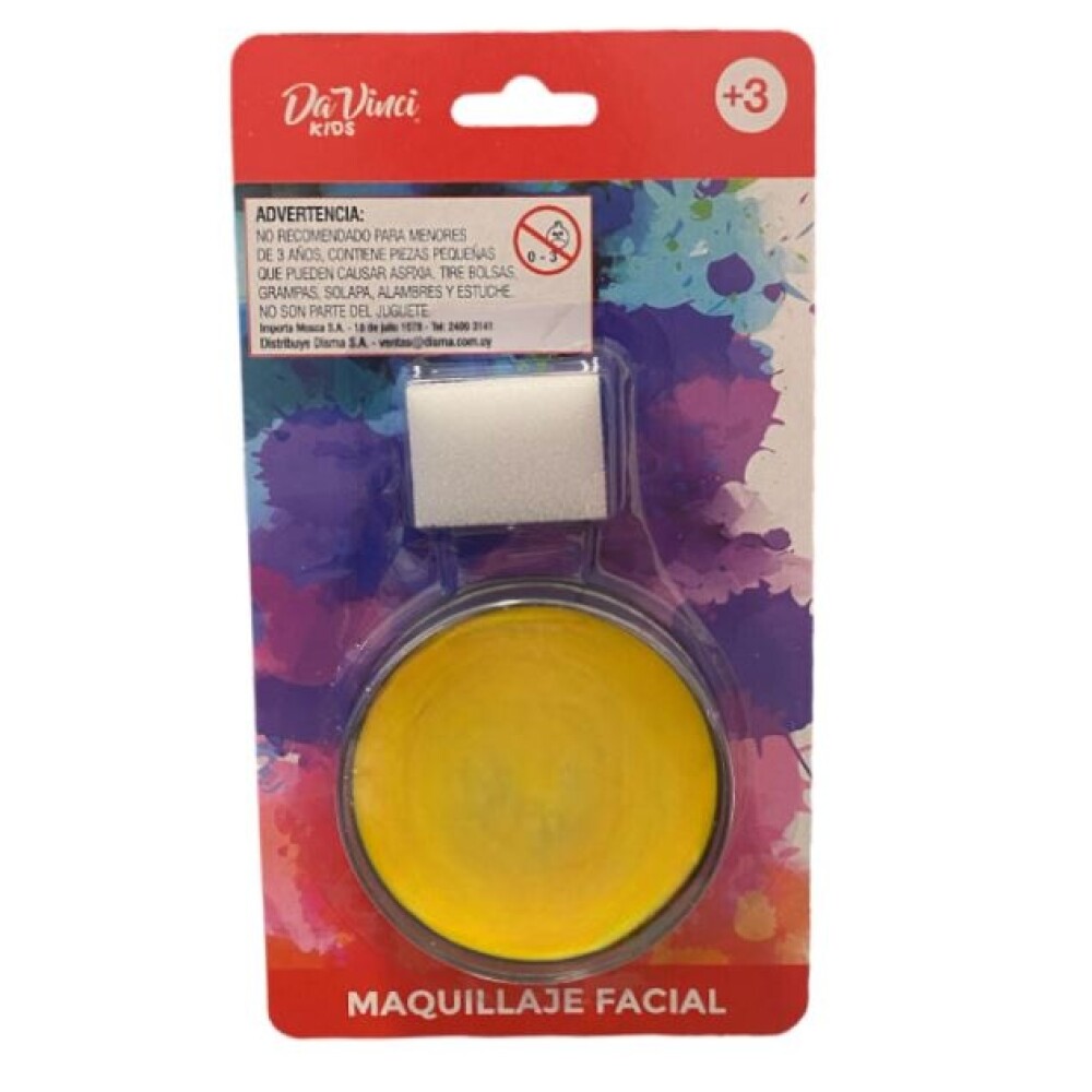 Maquillaje Amarillo Blister Da Vinci MAQUILLAJE DAVINCI AMARILLO BLISTER 218-6C
