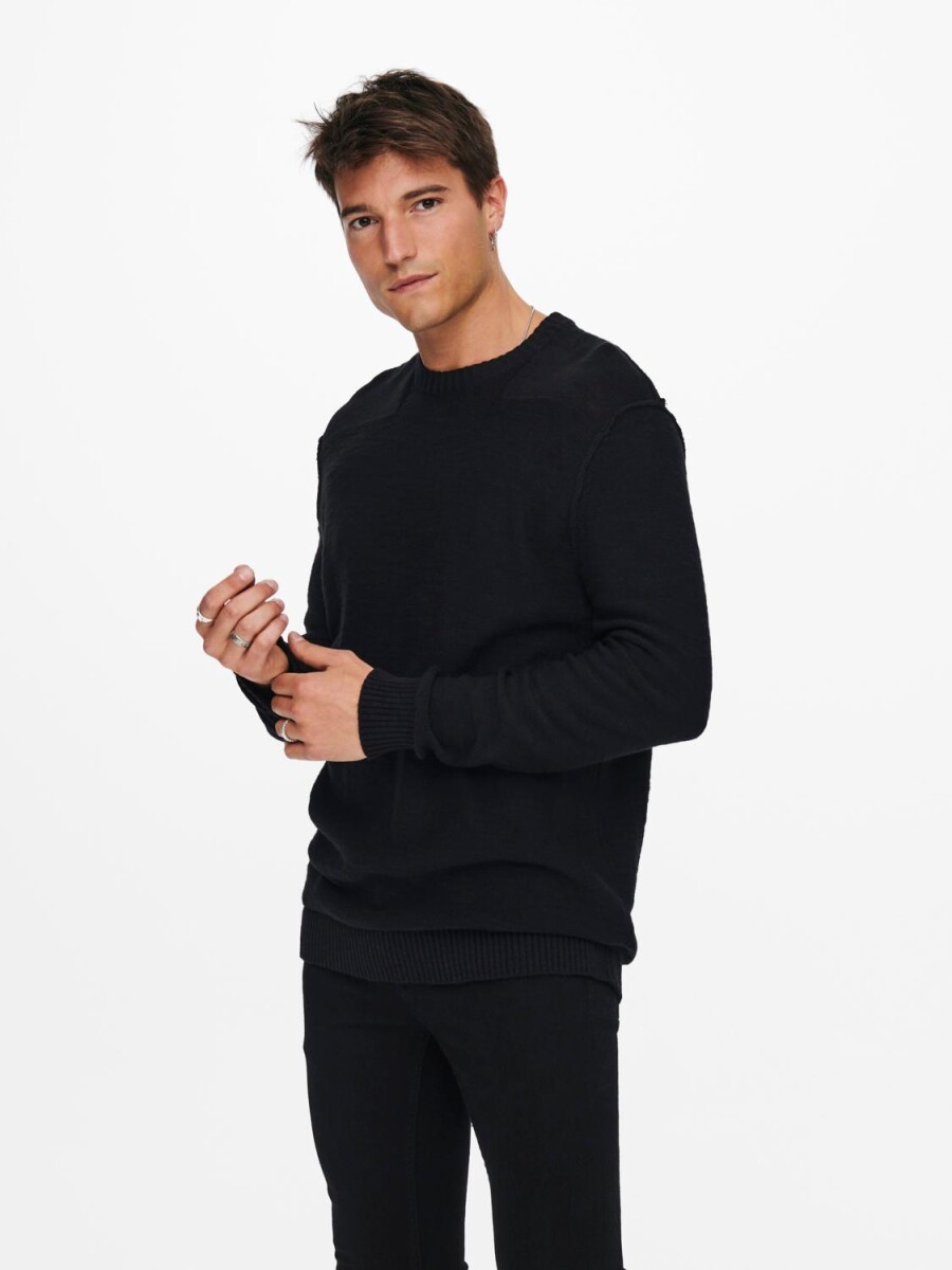 Sweater Tejido - Black 
