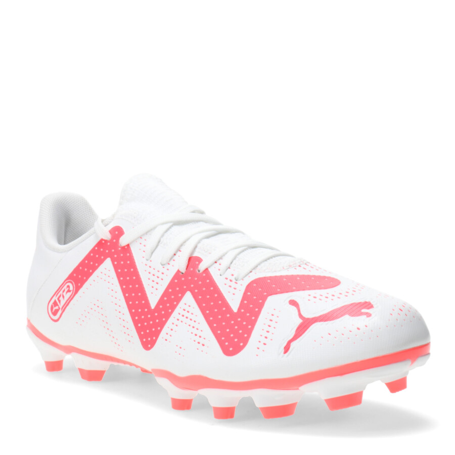 Championes de Hombre Puma Futbol 11 Future Play FG / AG Blanco - Rojo Fuego