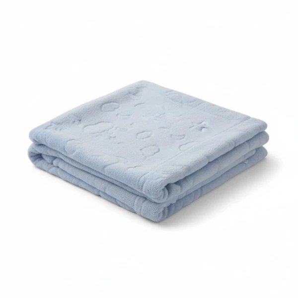 Mantas fleece ASH & Olive celeste