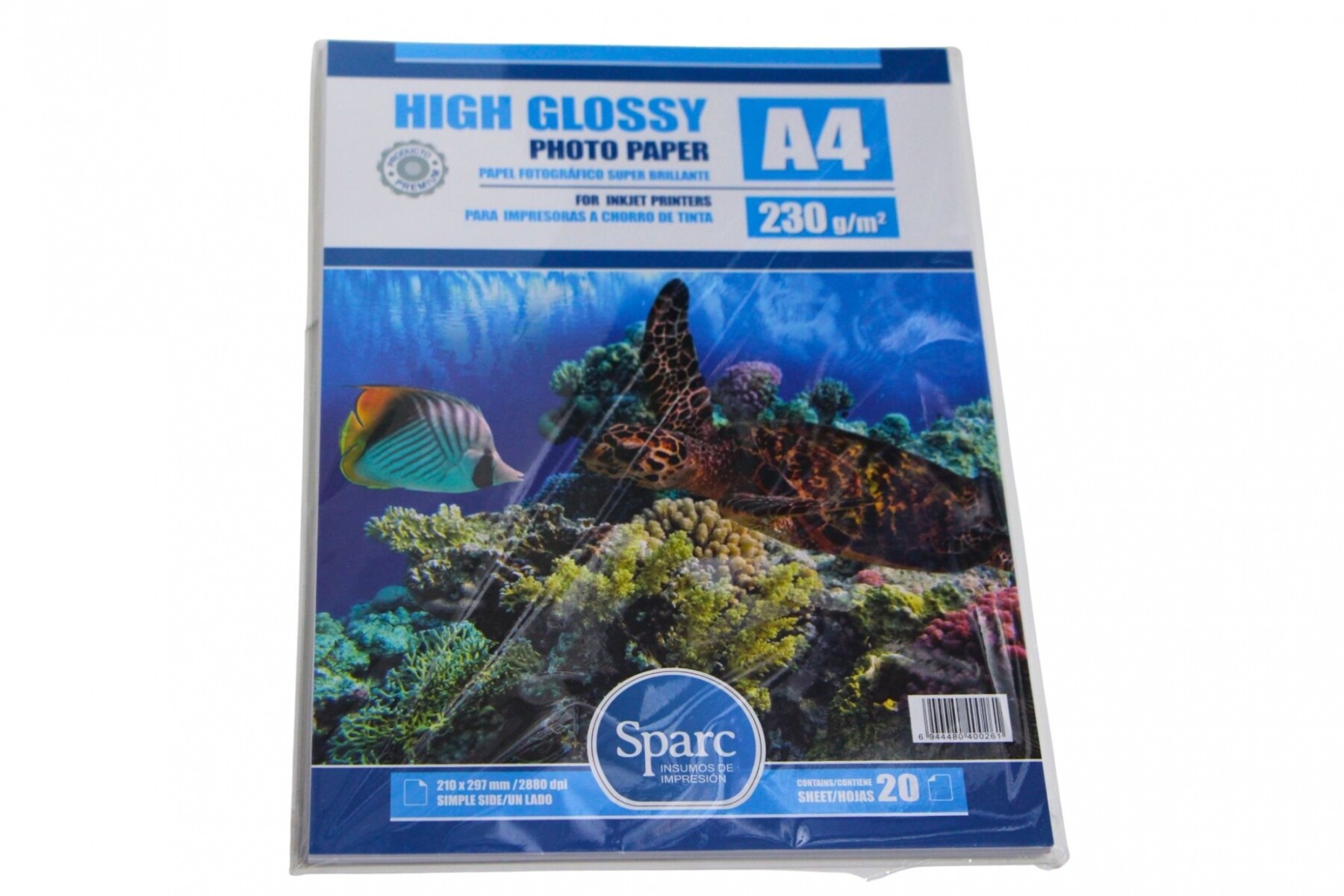 PAPEL FOTO 230 GRAMOS POR 20 HOJAS 