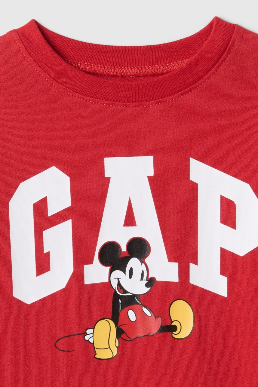 Remera Disney Manga Larga Toddler Niño Sp Dis Fam Red