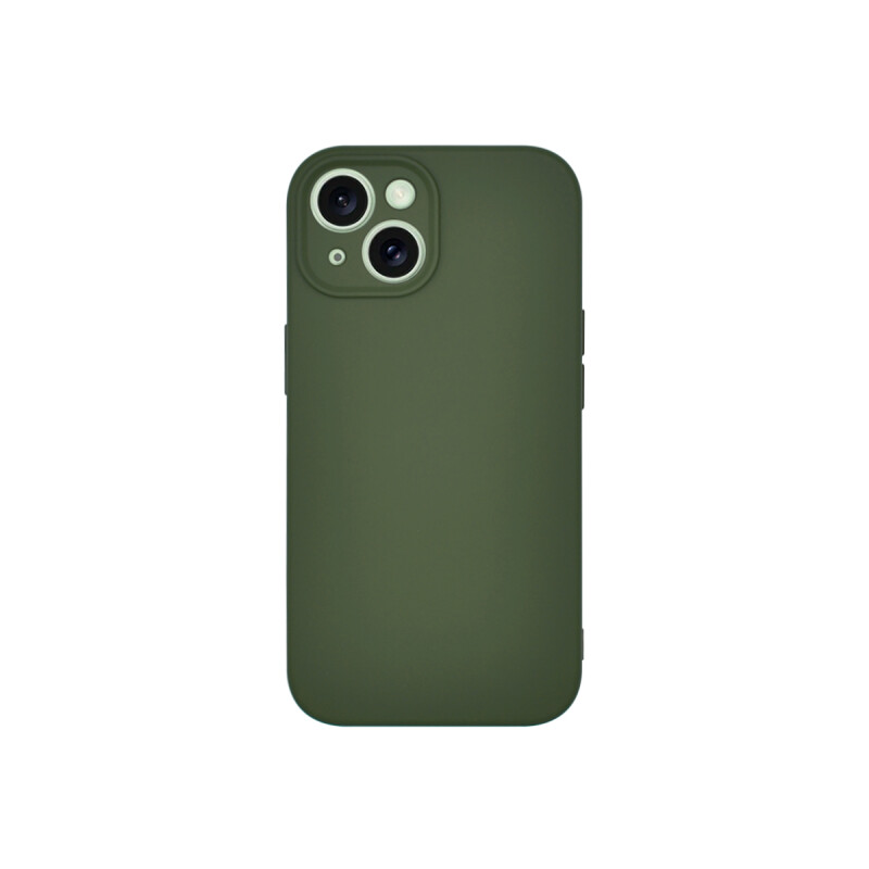 Protector iPhone 15 engomado color verde Protector Iphone 15 Engomado Color Verde