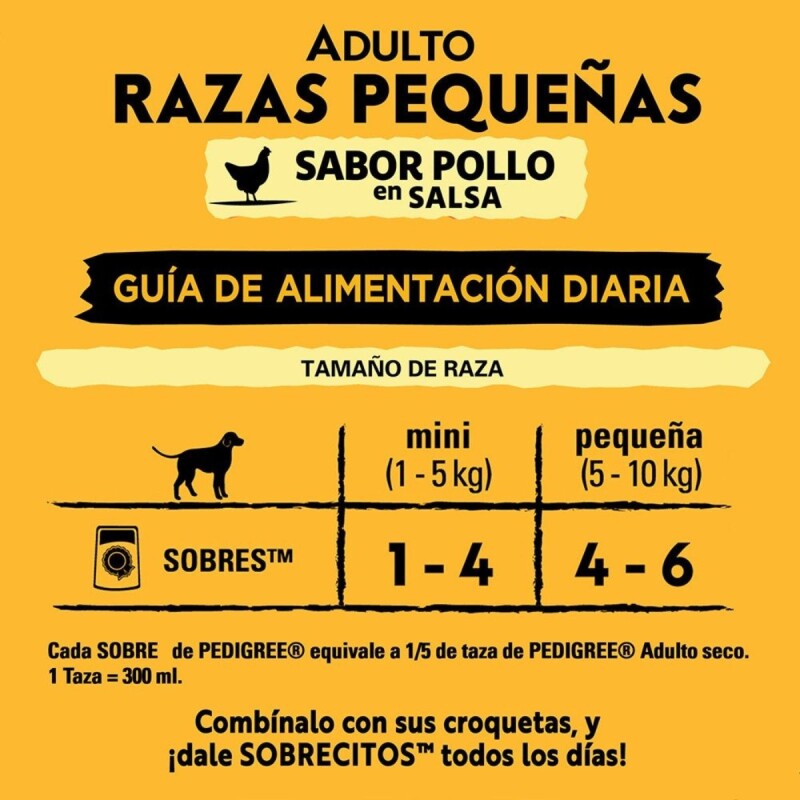 PEDIGREE EN SALSA RAZA PEQUEÑA POLLO 100 GRAMOS PEDIGREE EN SALSA RAZA PEQUEÑA POLLO 100 GRAMOS