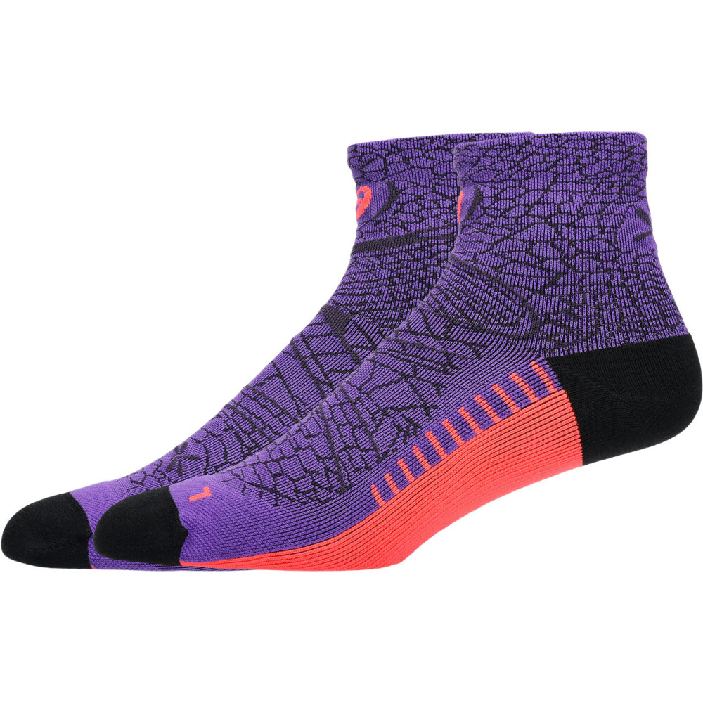 Medias Running Performance Run Sock Quarter Unisex Edo Purple