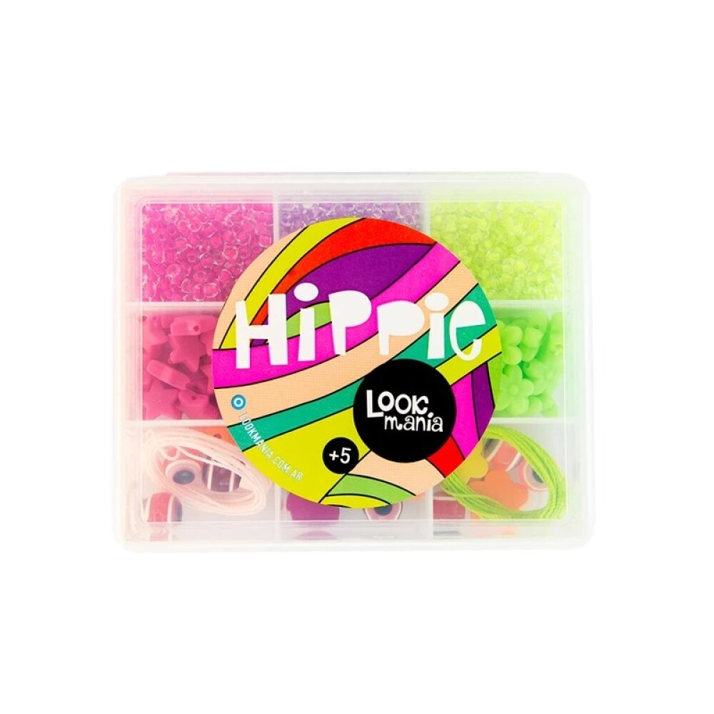 Set Mostacillas Infantiles Look Mania – 9 Divisiones, 4 Diseños LOOK MANIA MOSTACILLAS CAJA 9 DIVISIONES - 4 MODELOS