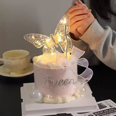 Topping Mariposa con Luz y Accesorios Topping Mariposa con Luz y Accesorios