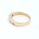 Anillo En Oro 18K, Brillantes Redondos Y Brillantes Baguette Anillo En Oro 18K, Brillantes Redondos Y Brillantes Baguette