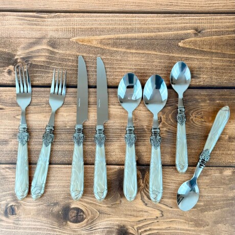 Juego De Cubiertos Acero Inoxidable 24 Piezas Juego De Cubiertos Acero Inoxidable 24 Piezas