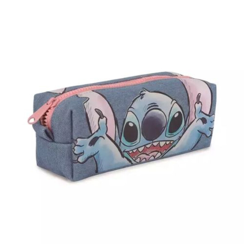 Cartuchera Mooving Rectangular Stitch diseño jean Cartuchera Mooving Rectangular Stitch Diseño Jean