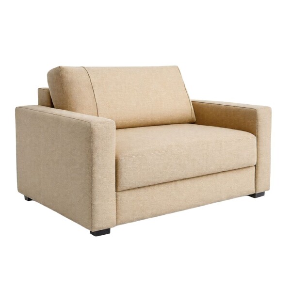 SOFA 2 CUERPOS - TAPIZADO TELA BEIGE SOFA 2 CUERPOS - TAPIZADO TELA BEIGE