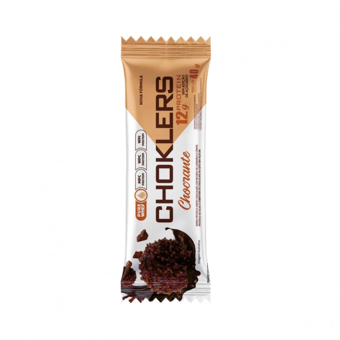 CHOCKLERS BARRA CHOCO C/ CARAM 40 GR única