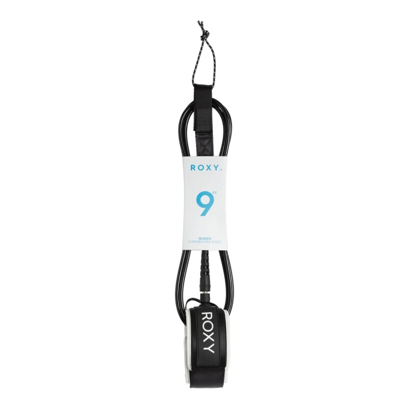 Leash - Roxy - Elite Line Up 9.0 Longboard Queen - Rodilla - Negro/Blanco
