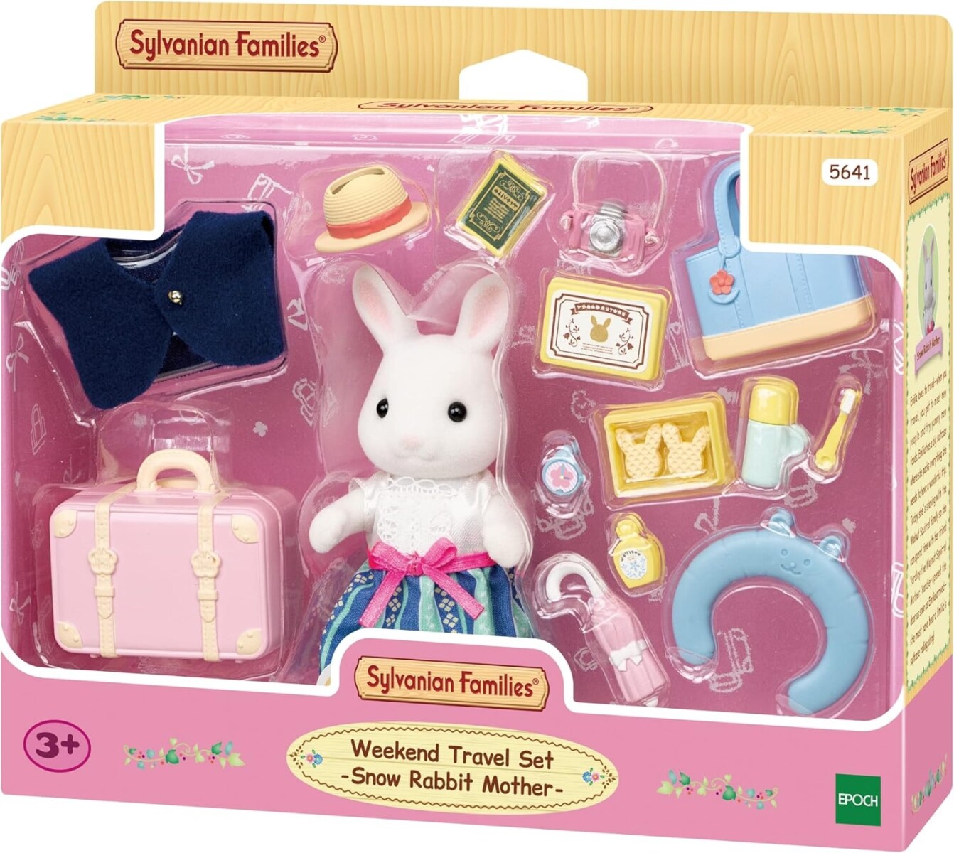 Sylvanian Families 5641 Set viaje de fin de semana - Emilia Conejo de Nieve - 