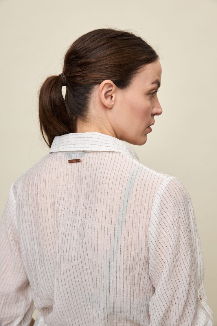 CAMISA MORNING Negro/Blanco