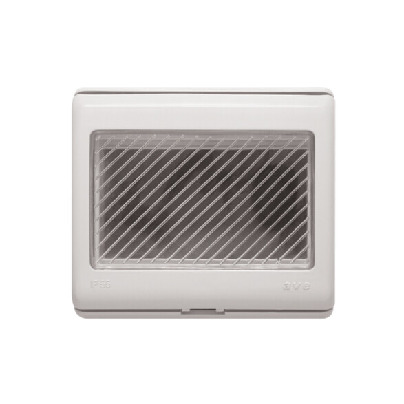 Caja exterior 3 módulos gris c/membrana - Ave C55633