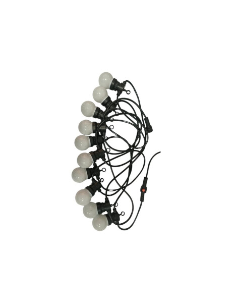 GUIA LUCES LED EXTERIOR CALIDA 5M/10 BOMBITAS GUIA LUCES LED EXTERIOR CALIDA 5M/10 BOMBITAS