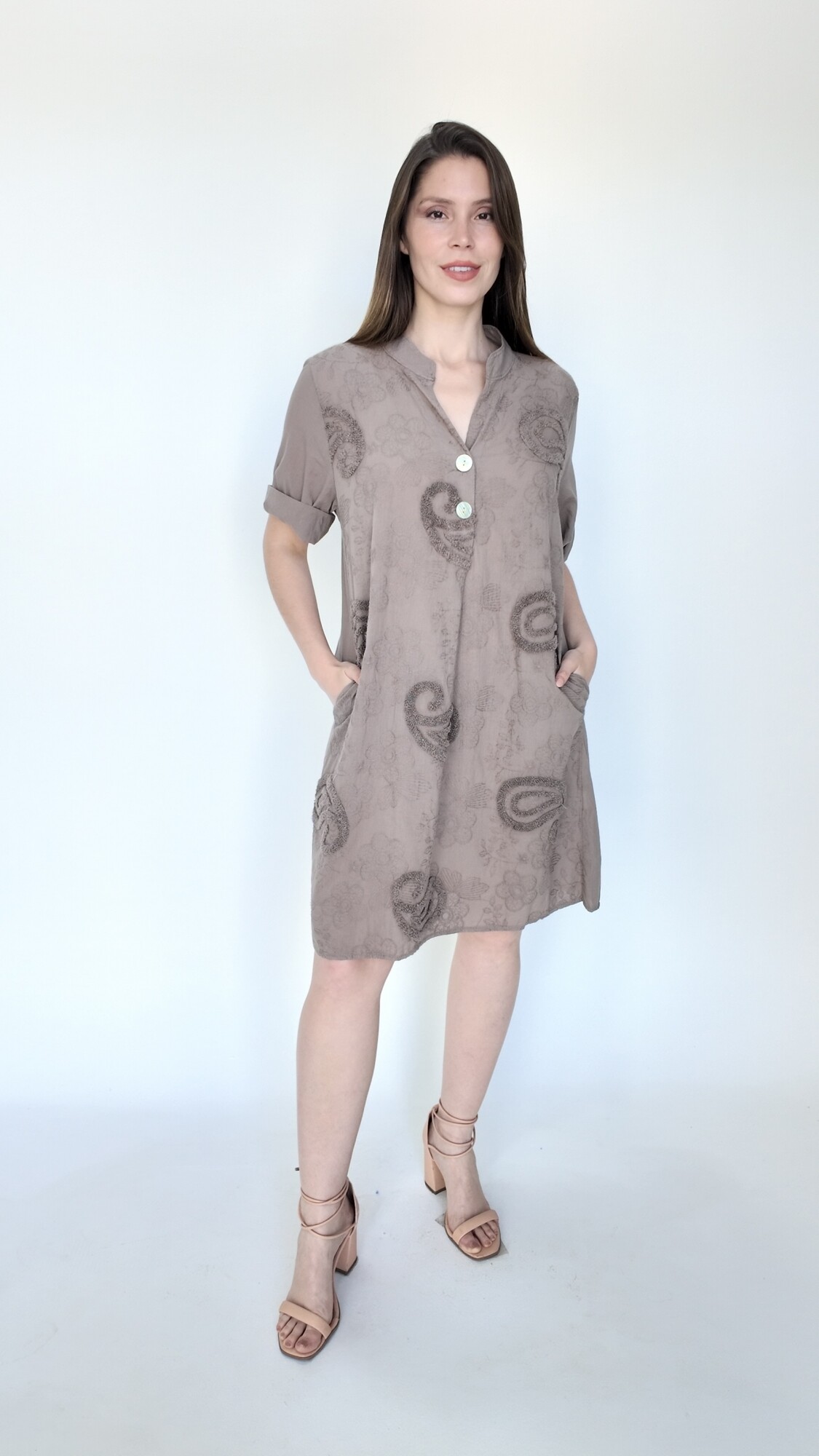 Vestido Divo Marrón