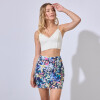 Falda Con Short Print AZUL/MULTI