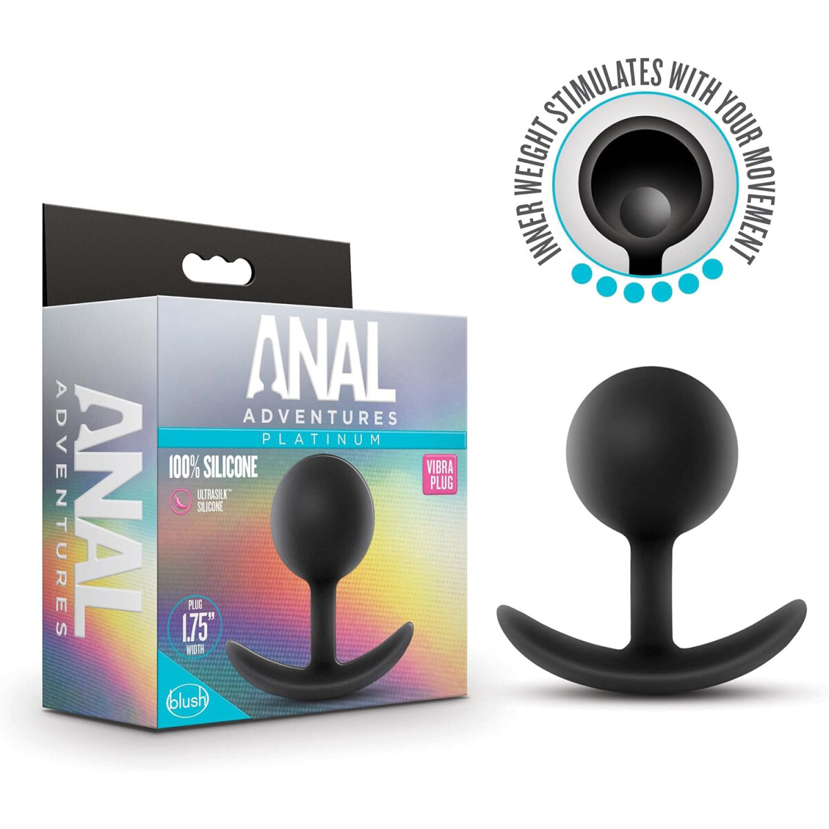 Vibra Plug Anal Adventures Platinum 