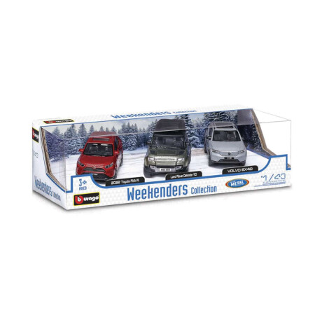 Set X 3 Autos De Coleeción Bburago Escala 1:43 Weekenders