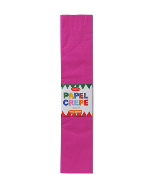 PAPEL CREPE 50cm x 2mts FUCSIA