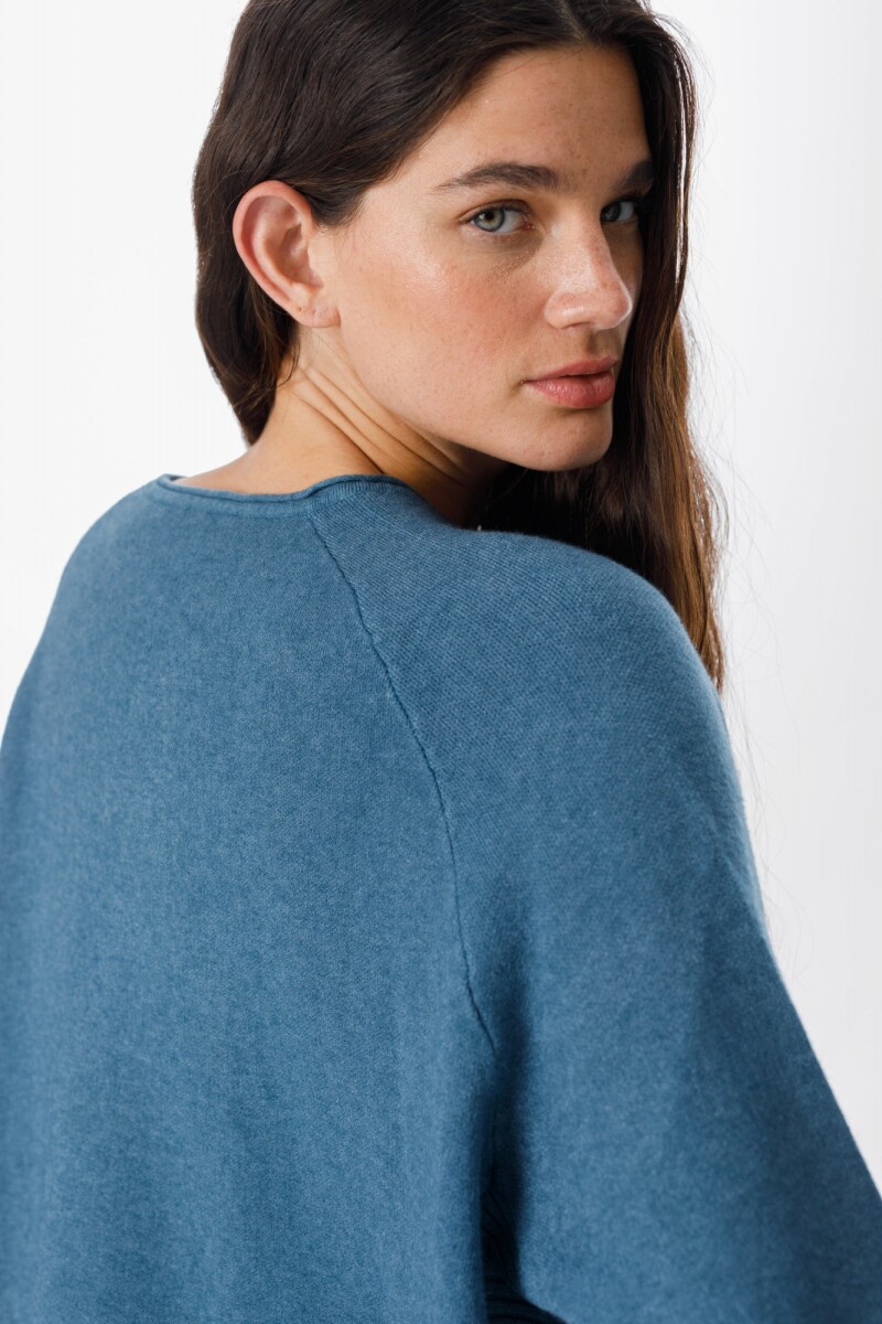 Sweater Loom Azul
