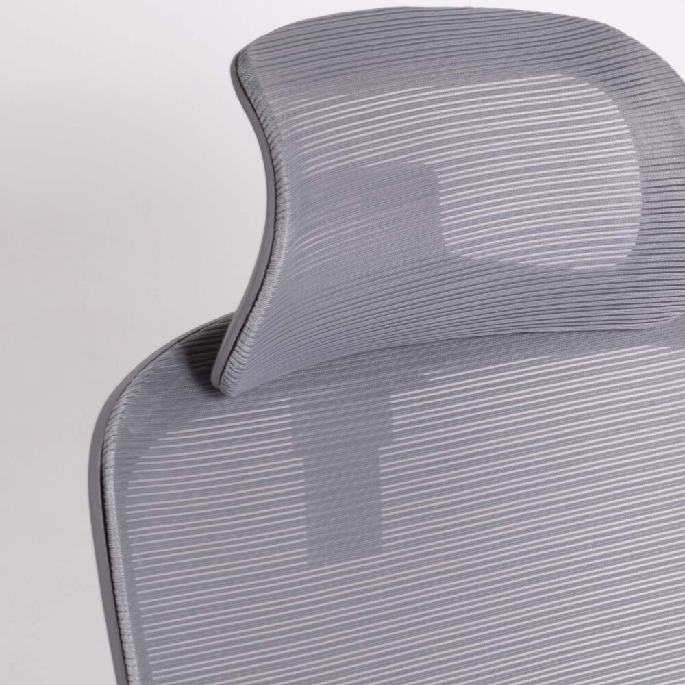 SILLA DE OFICINA MALLA GRIS AERIS