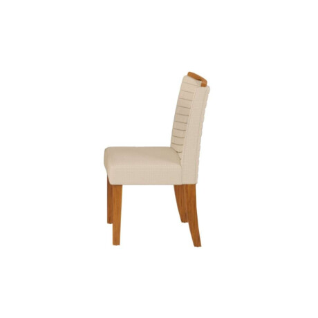 Silla Julia tapizada Linea Milan Blanca