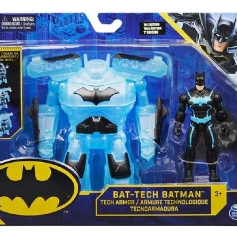 Figura De Batman Bat-tech + Armadura Tecnológica 15cm Figura De Batman Bat-tech + Armadura Tecnológica 15cm