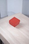 Caja Cuadrada 4x4x2,5 cm ROJO