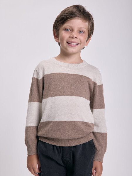 Buzo punto Beige