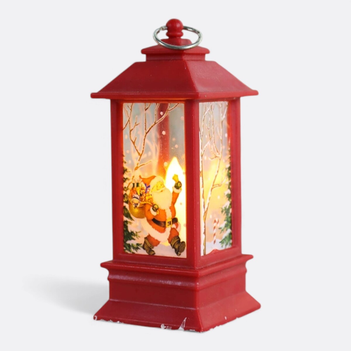 Farol Navideño Chico - Rojo 