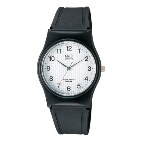 Reloj análogo Q&Q unisex Negro,Blanco