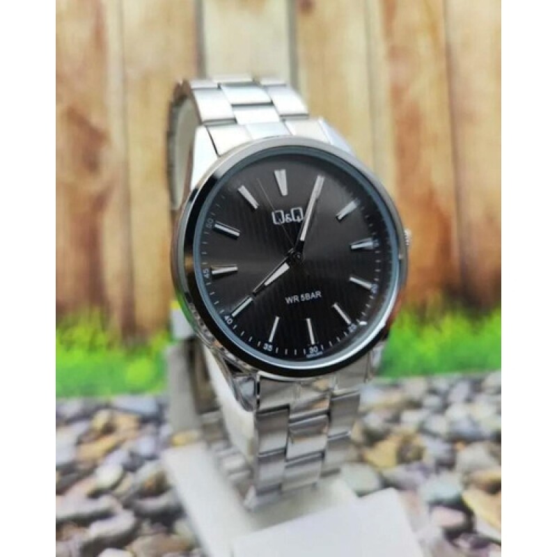 Reloj Análogo Q&Q QZ94J Resistente Al Agua Azul