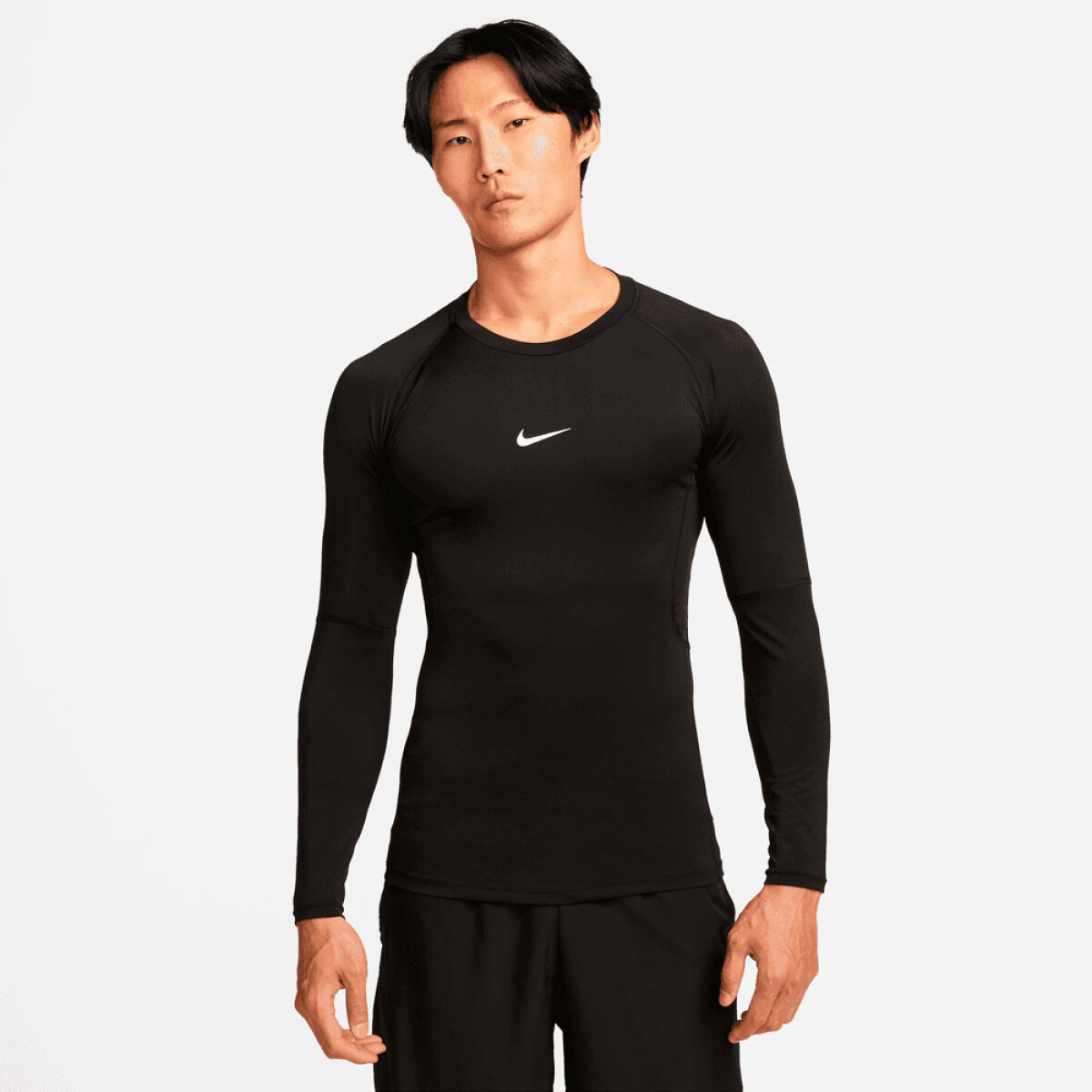 Remera Nike Pro Top de Hombre - Negro 