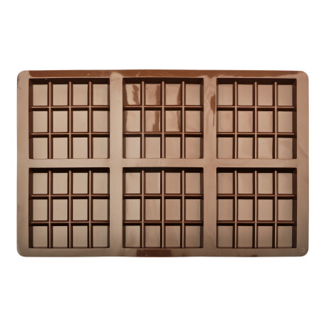 Molde Tableta de Chocolate 26x17x 1,5 cm Sin Color