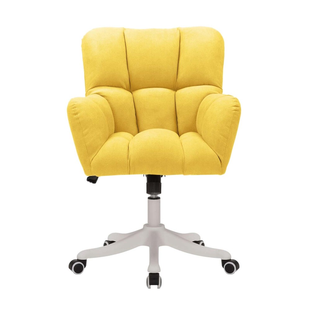 ASIENTO DE OFICINA TELA AMARILLO SEUL