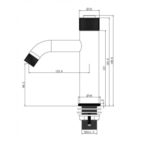 Lavatorio Bajo Tipo Color Gun Metal 000