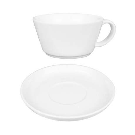 Taza y plato de ceramica Taza y plato de ceramica