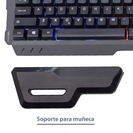 Set Teclado y Mouse Gamer Símil Mecánico JX-KT660 con RGB Set Teclado y Mouse Gamer Símil Mecánico JX-KT660 con RGB