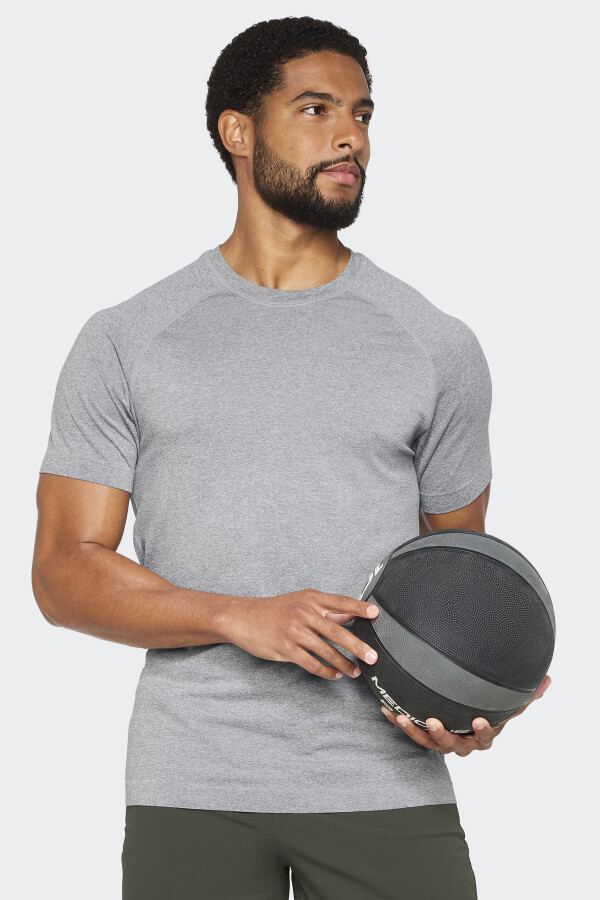 Remera Fabletics The Training Day Gris