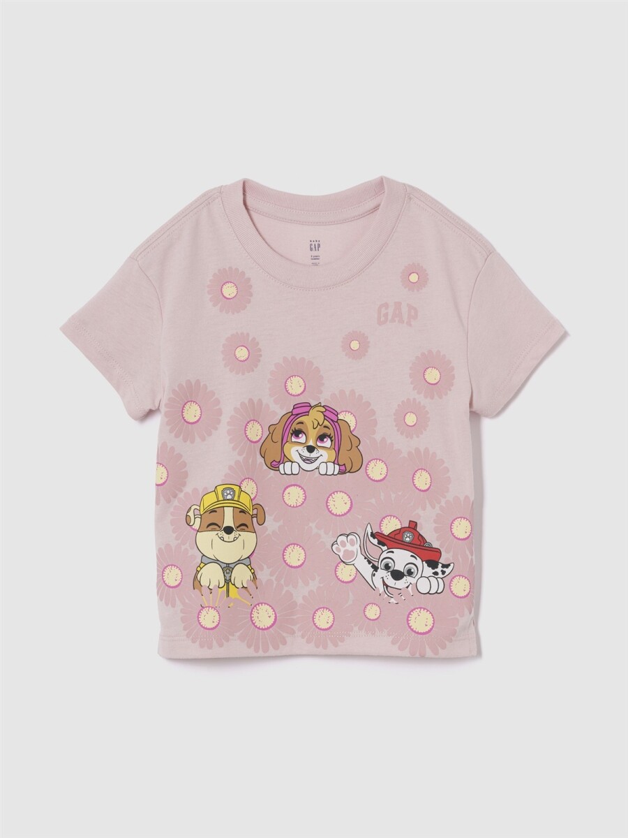 Remera Paw Patrol Toddler Niña - Misty Rose 