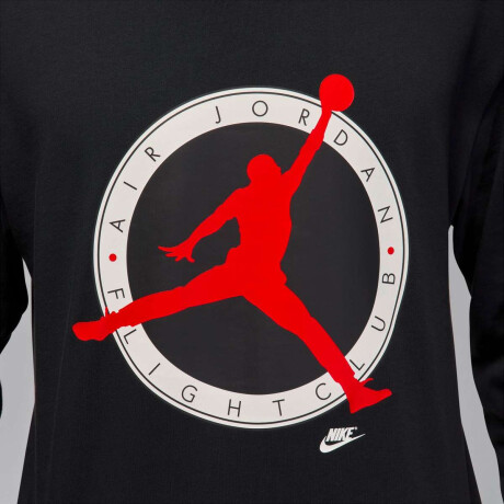 Remera Flt Clb Manga Larga Media larga de Hombre negro