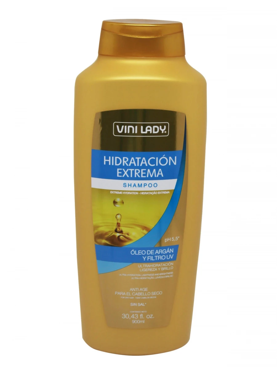SHAMPOO VINI LADY S/SAL 900ML HIDRATACION 