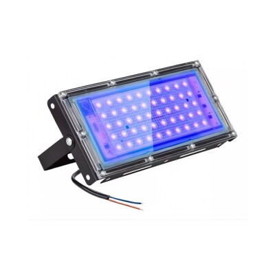 Luz reflector UV led 50w con interruptor Luz reflector UV led 50w con interruptor