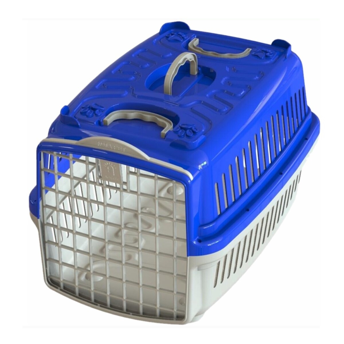 Transportadora Plástica Rígida Mascotas Grandes MMA PET N°4 - Azul 