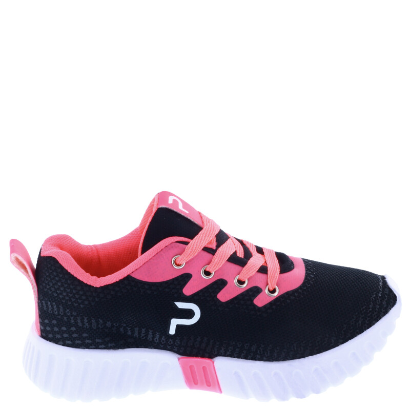 Championes Infantiles PUSH Negro - Rosado