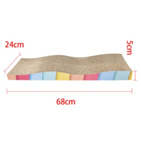 Rascador Ondulado 68*24*5 cm Rascador Ondulado 68*24*5 Cm